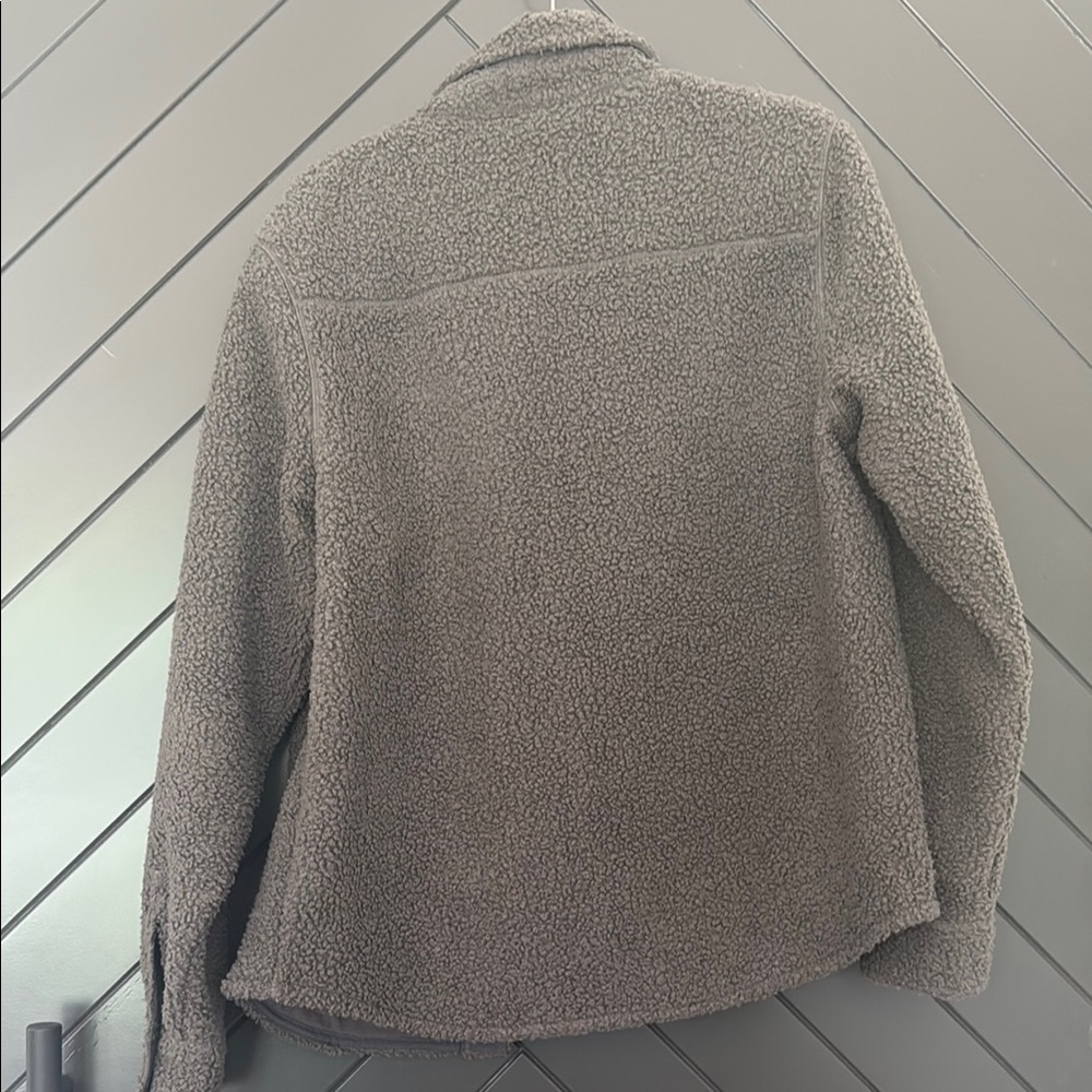 Goodfellow & Co Men's Gray Sherpa Jacket - Picture 5 of 6